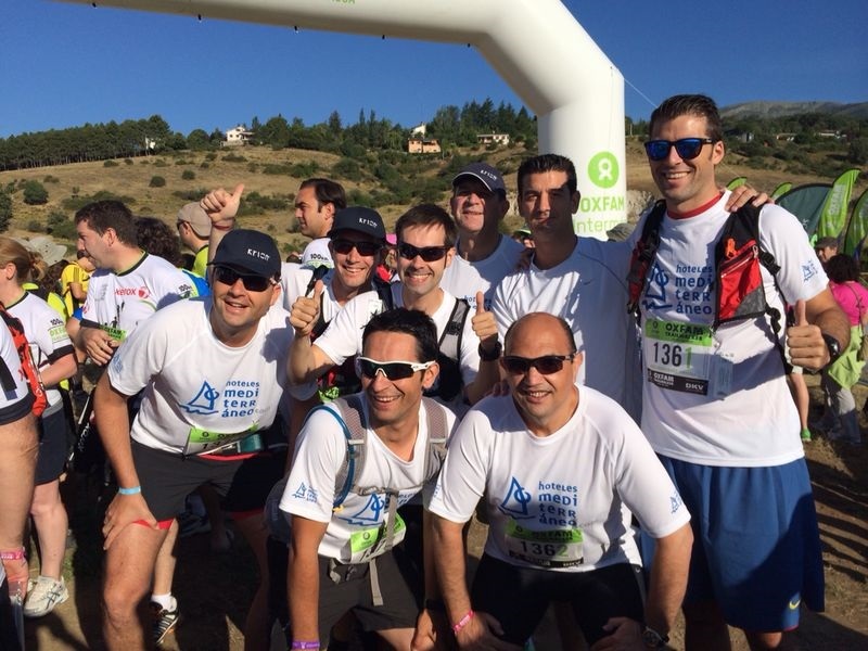 Éxito de los dos equipos «Hoteles Mediterráneo» en la Trailwalker Madrid 2014