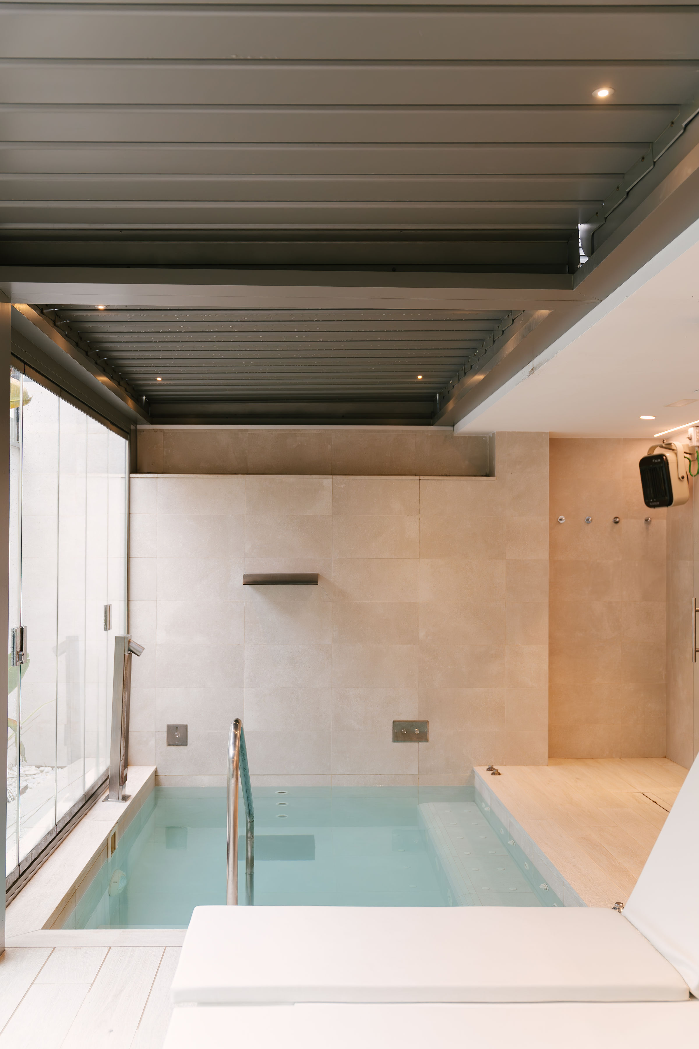Zona de spa del Hotel Castillo de Peñíscola con sauna