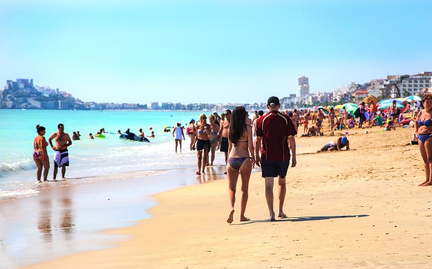 Playas para familias en Peñiscola